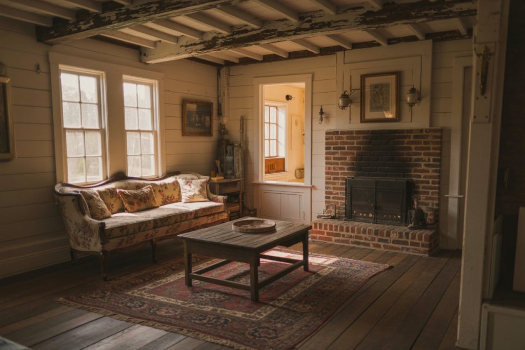 12 Vintage Farmhouse Living Room Ideas