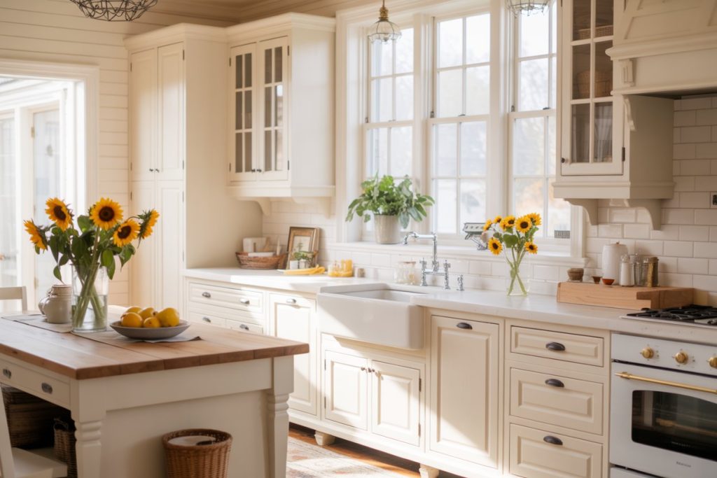 15 White Farmhouse Kitchen Ideas