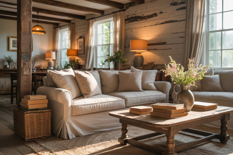 19 Farmhouse Living Room Ideas