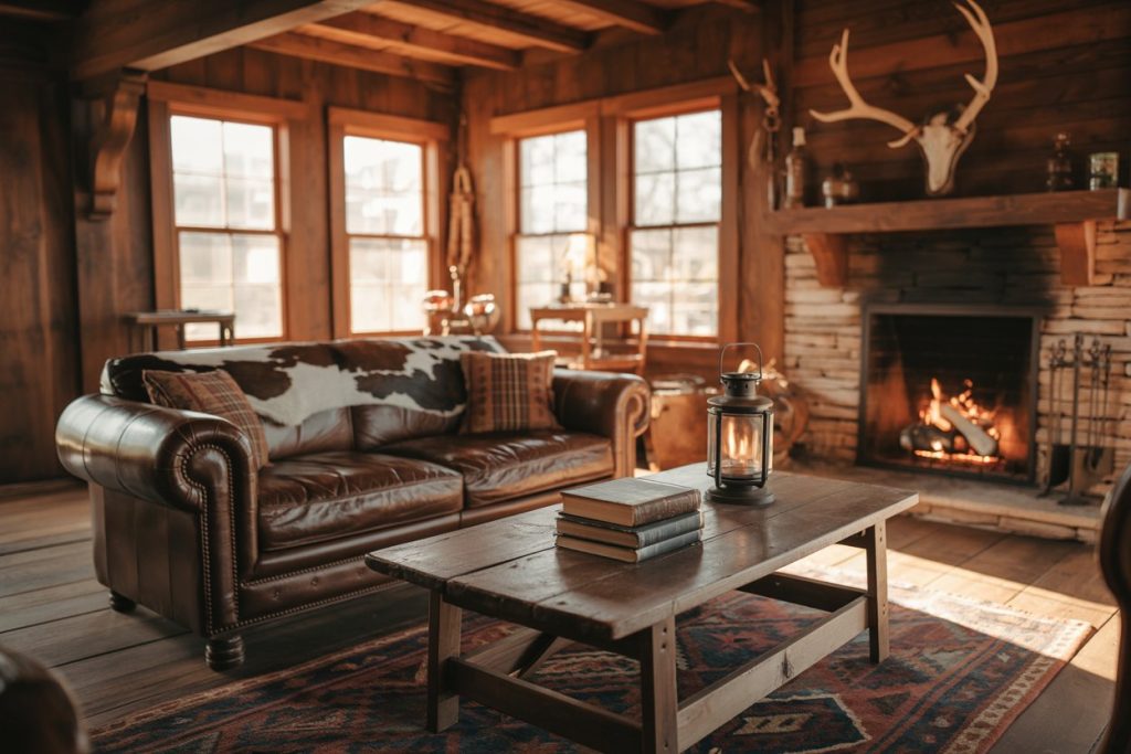 23 Western Farmhouse Living Room Ideas