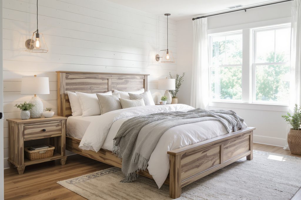 27 Modern Farmhouse Bedroom Ideas