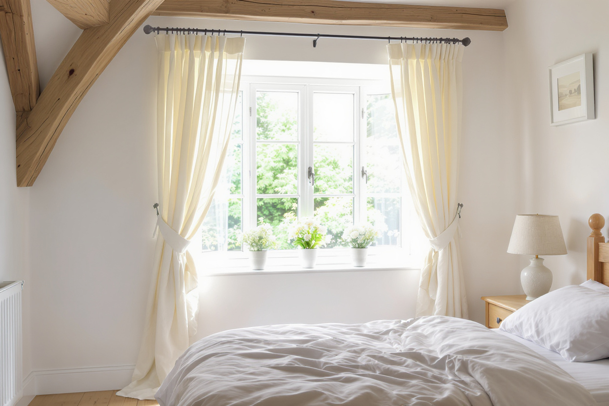 23 Farmhouse Bedroom Curtains