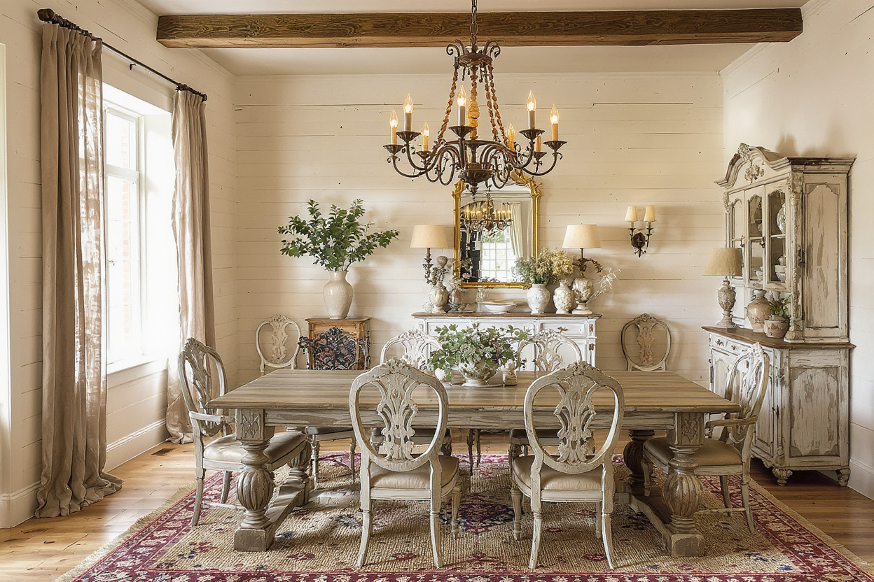 French Farmhouse Dining Room Ideas